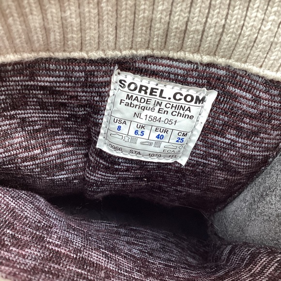 SOREL Firenzy Breve Leather Zip Up Winter Boot Gray - Picture 11 of 11